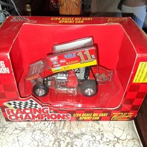 Red Die-Cast Sprint Car